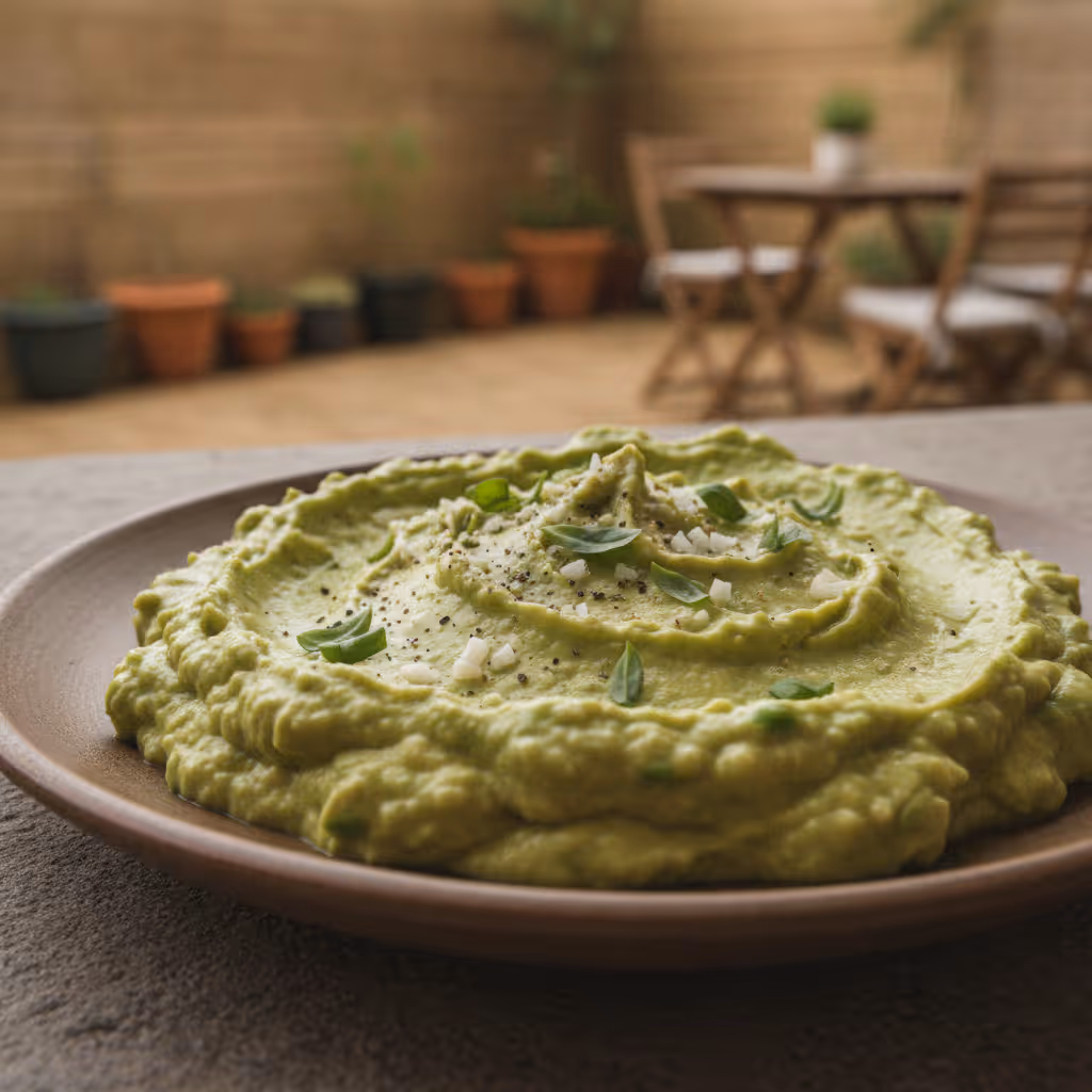 Avocado Creme, fertig angerichtet