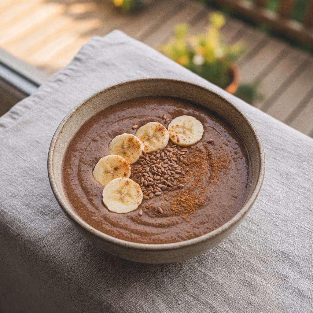 Bananen-Schokoladen-Traum, fertig angerichtet