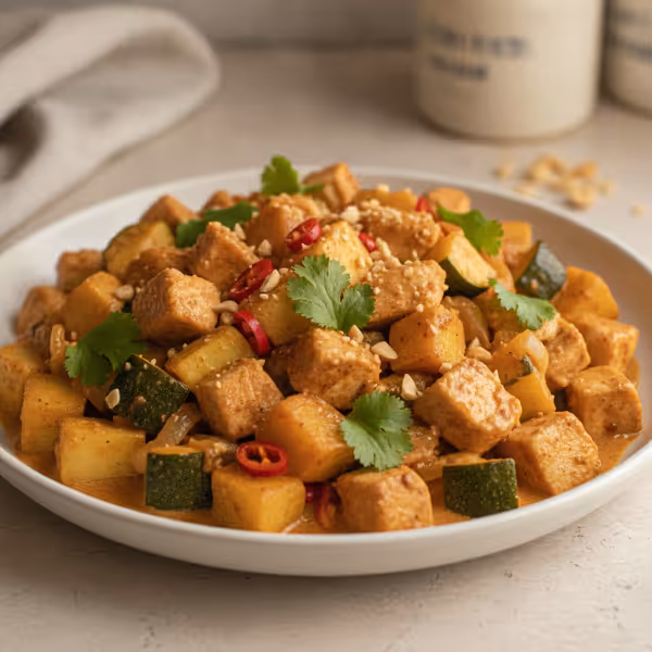 Fruchtiges Hähnchen-Pastinaken-Curry