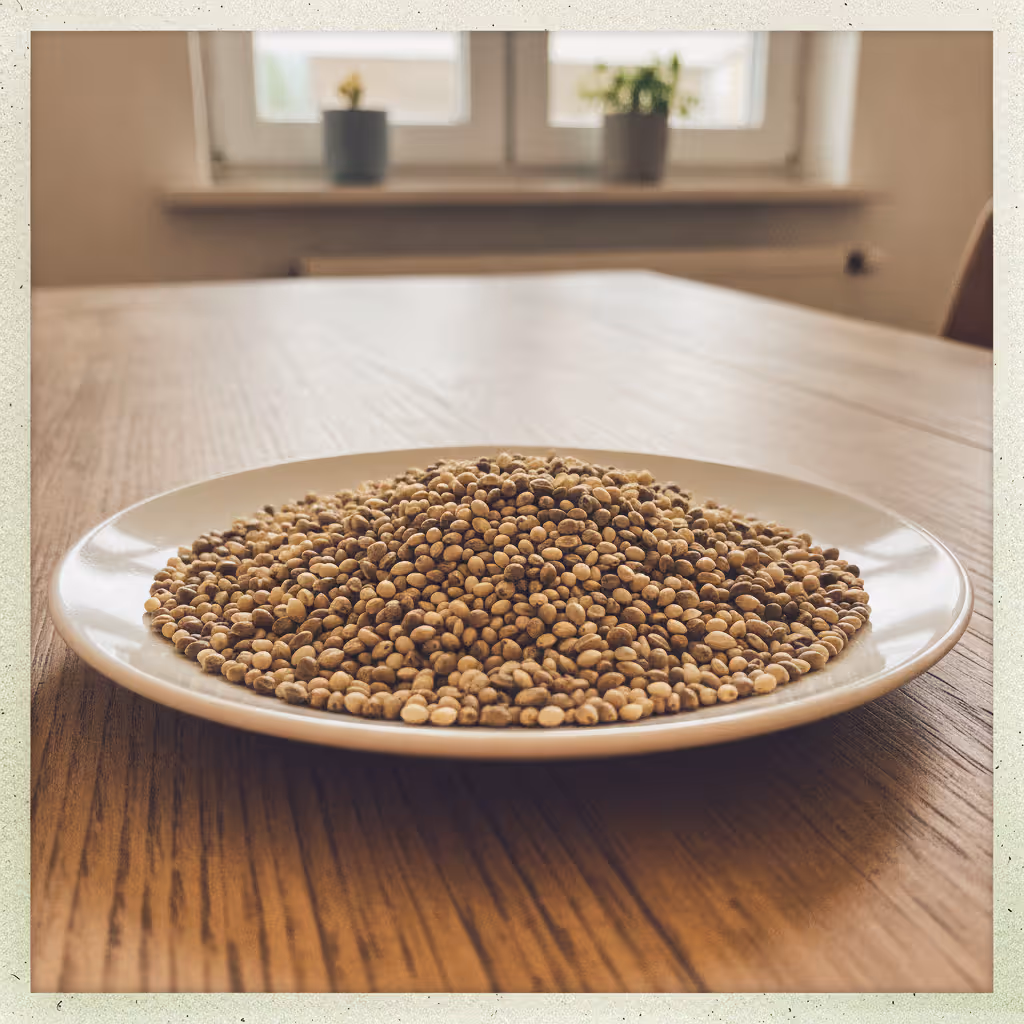 Hanfsamen: Potenzial zum Superfood, fertig angerichtet
