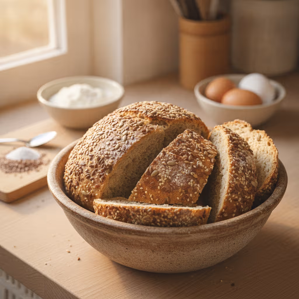 Körnerbrot, fertig angerichtet