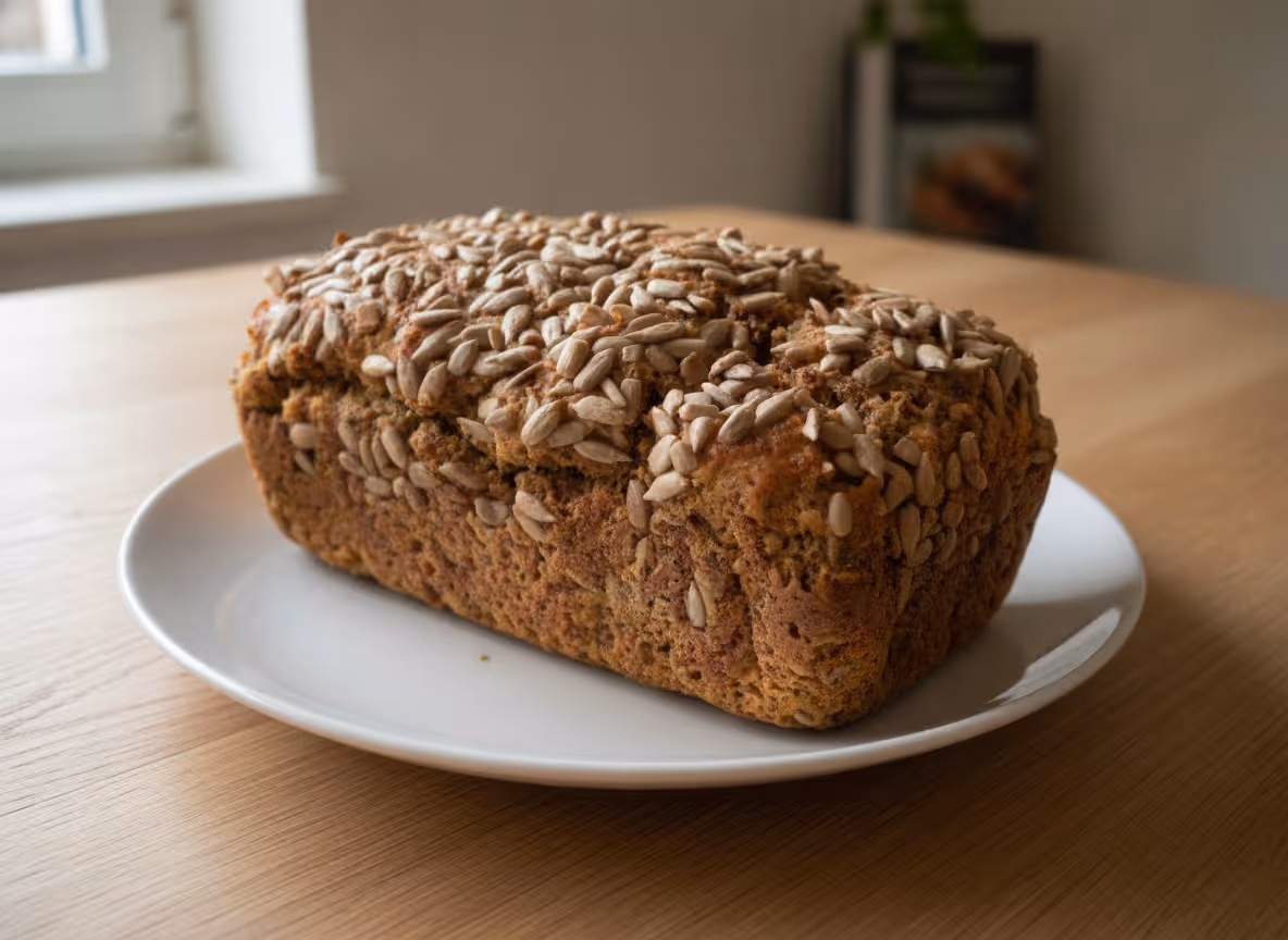Logisches Brot, fertig angerichtet