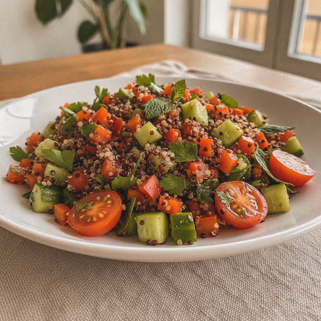 Low Carb Tabouleh, fertig angerichtet