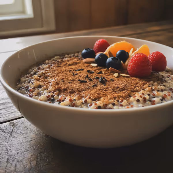 Quinoa-Porridge mit Zimt und Vanille