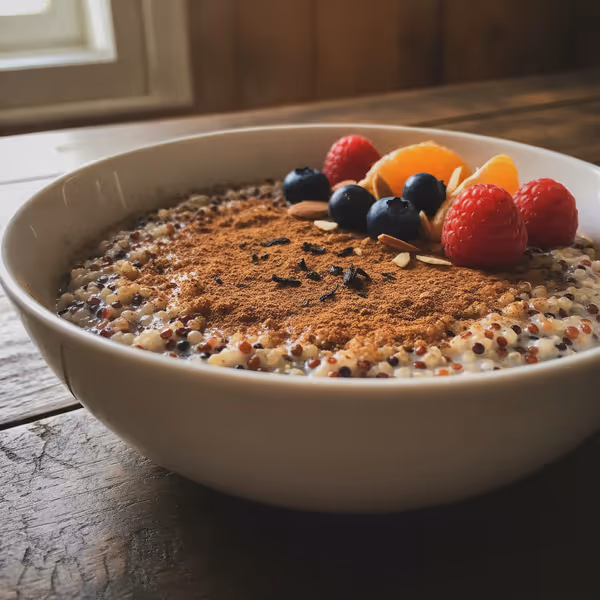 Quinoa-Porridge mit Zimt und Vanille