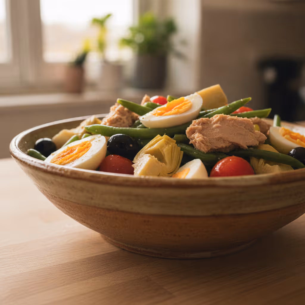 Salat Niçoise, klassischer Nizza Salat