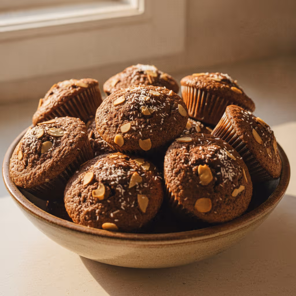 Schokomuffins, fertig angerichtet