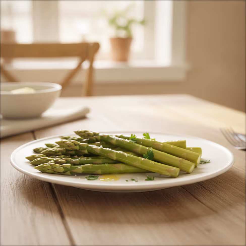 Spargel: Alles über Saison, Schälen, Lagerung und Einfrieren, fertig angerichtet
