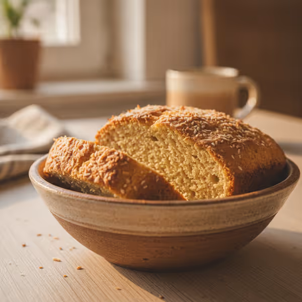 Süßes Kokosnussbrot