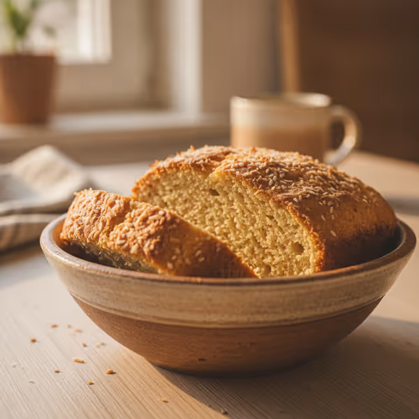 Süßes Kokosnussbrot