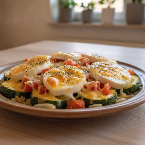 Überbackene Zucchini