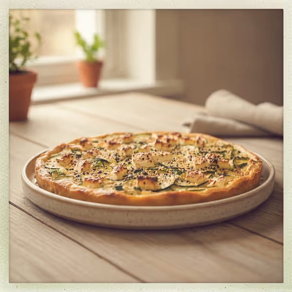 Zucchini-Feta-Kuchen