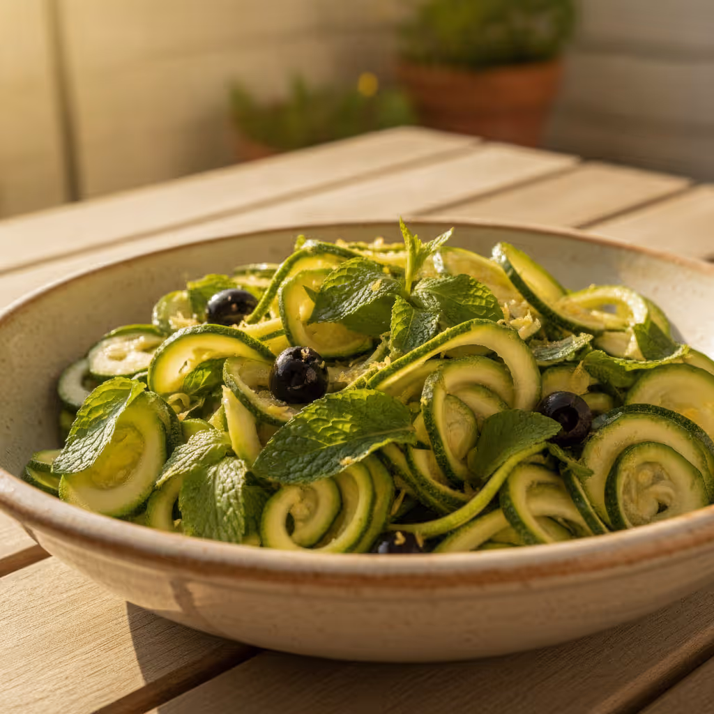 Zucchini-Minze-Salat